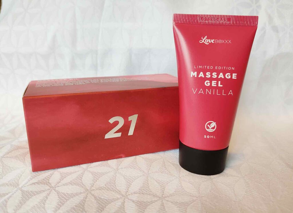 Gel massage vanille lovebox