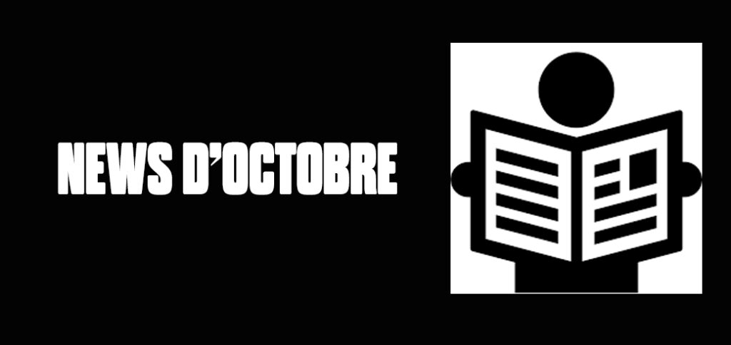 NEWS OCTOBRE