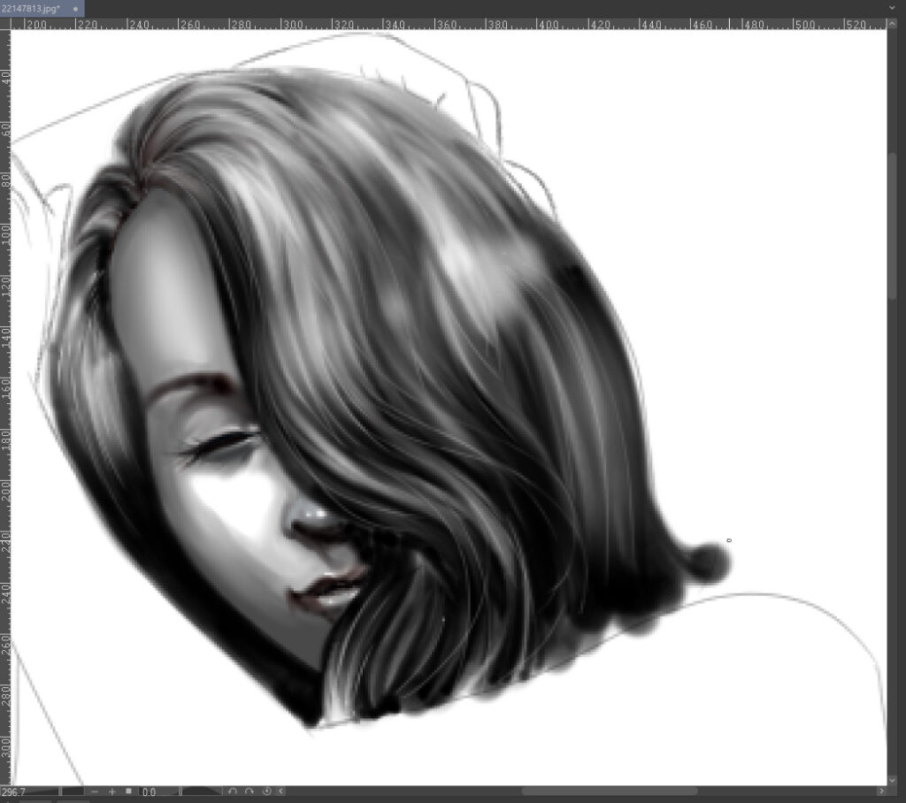 test dessin digitale